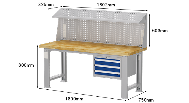 WAS-64031W5 重量型工作桌