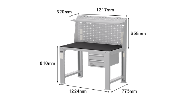 WD5801P6 鋼製桌