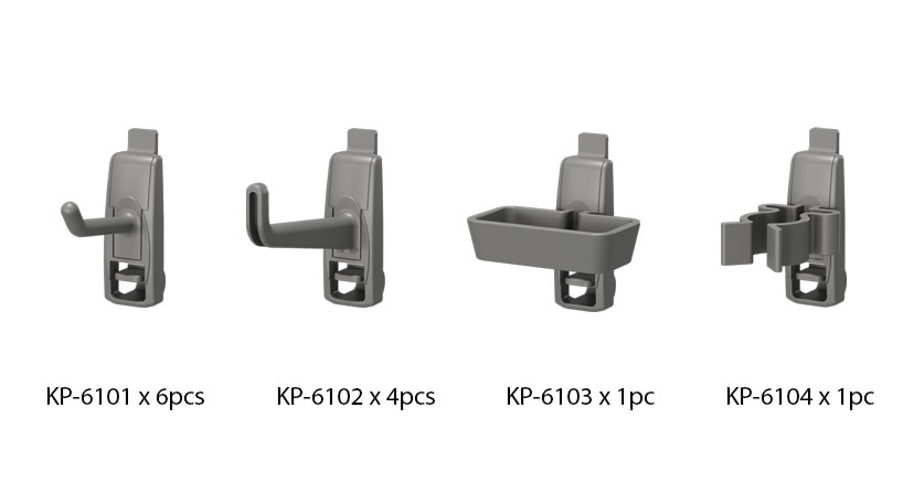 KPQ-B掛鉤組-灰色 KPQ-B掛鉤組-灰色