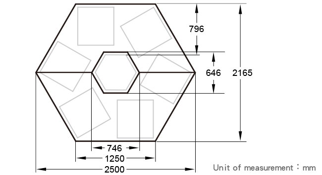Hexagonal Workbench WHA-882 Hexagonal Workbench WHA-882