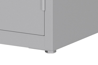 Storage Cabinet with levelers screws