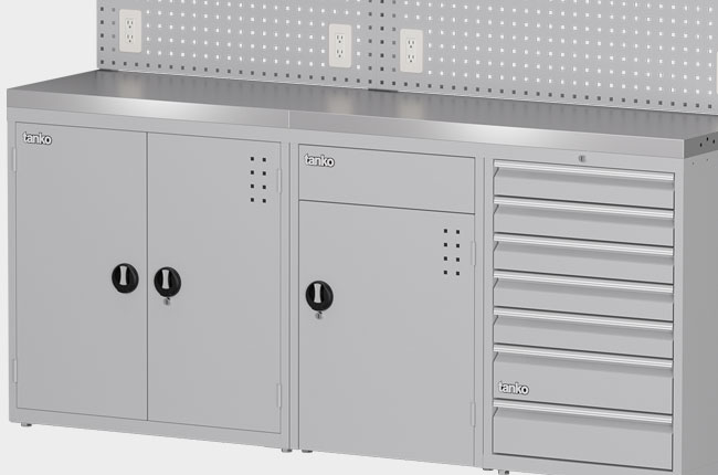 可搭配各式收納櫃