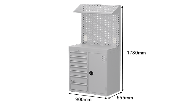 置物櫃 SAB-331搭配上架組