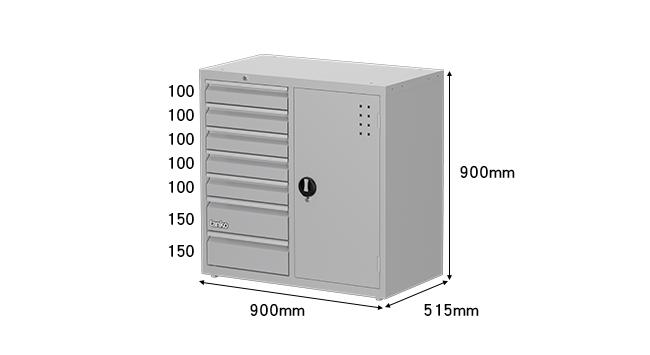 抽屜櫃置物櫃 SAB-331