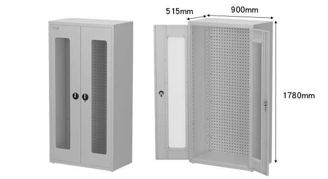 洞洞板櫃壓克力門-SAQ-361K
