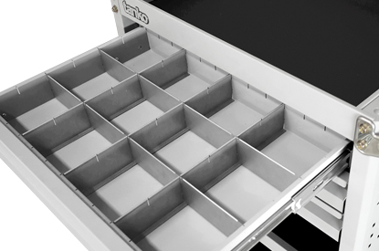 鐵抽屜組內附隔板可自行調整