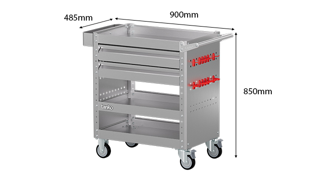 EKA-302MS 不鏽鋼工具車