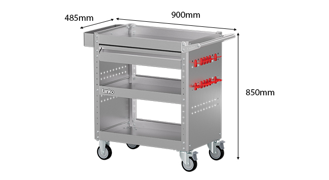 EKA-301MS 不銹鋼推車