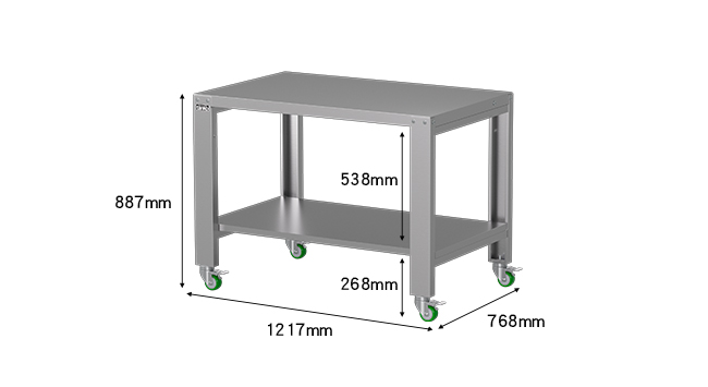 WD-48MS stainless steel workbench