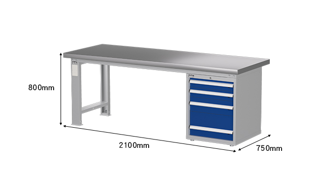 WAS-77042S Heavy duty workbench
