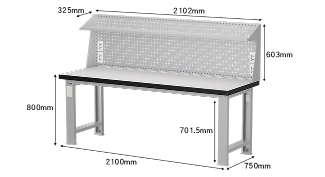 WA-77F5A Heavy duty workbench