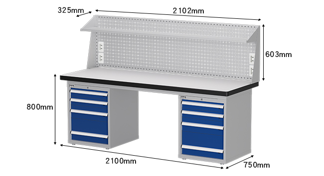 WAD-77042F5A Heavy duty workbench