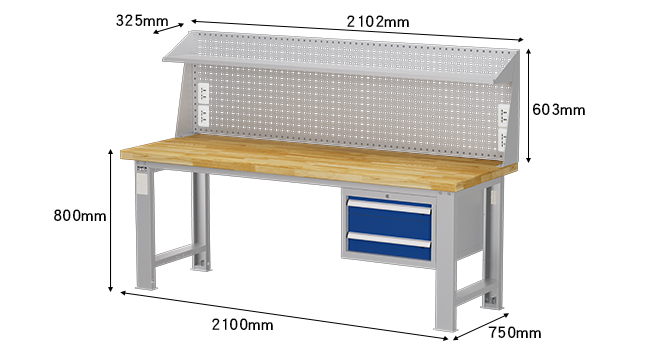 WAS-74022W5A Heavy duty workbench