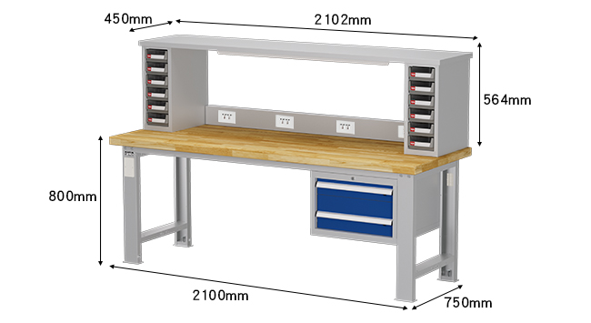 WAS-74022W7A Heavy duty workbench