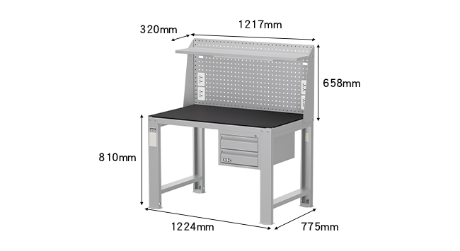 WD-4801P6A Steel top workbench WD-4801P6A Steel top workbench