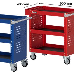 三層手推車EKA-3M有紅藍兩色可選