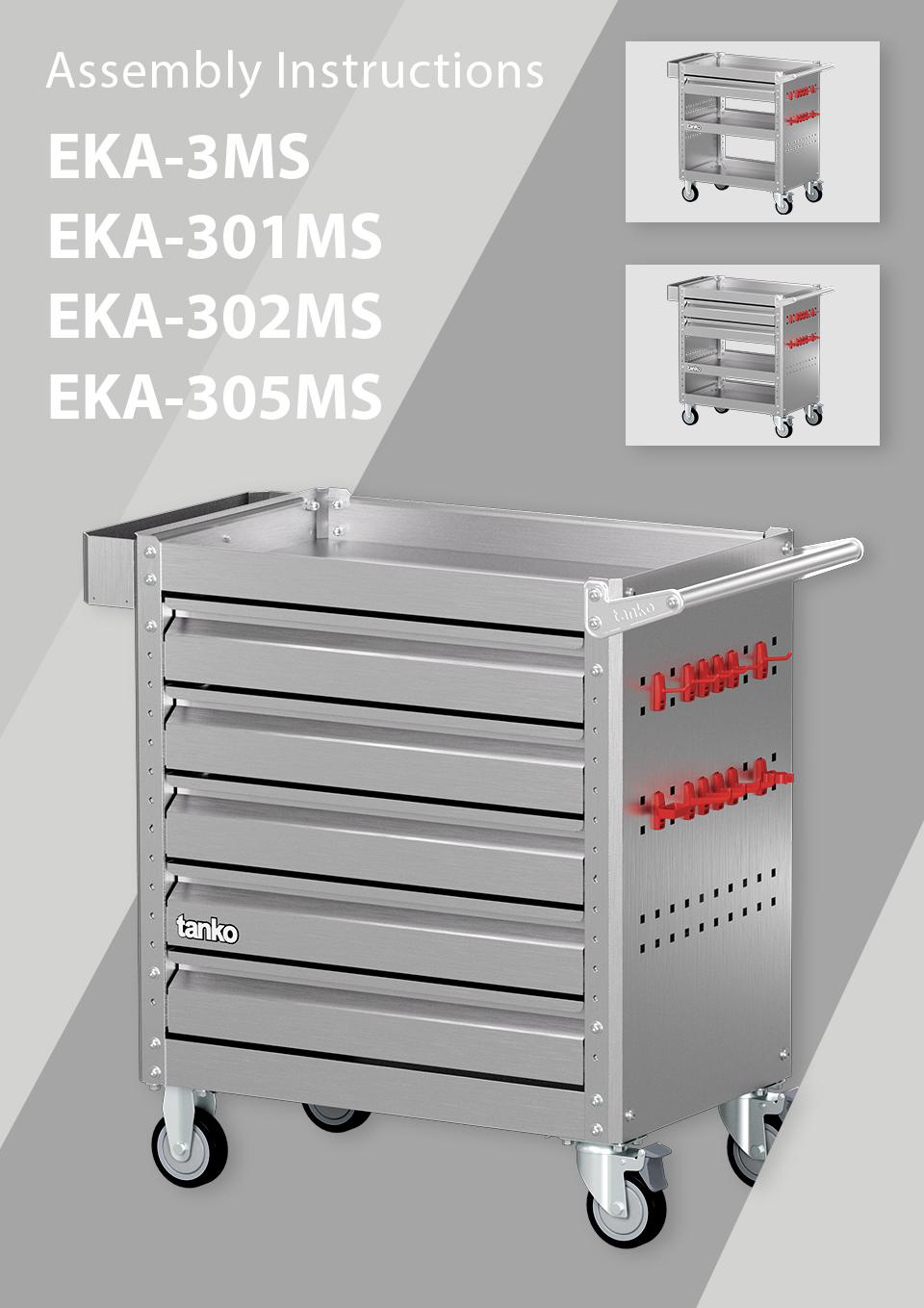 EKA Stainless Steel Trolley